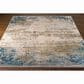 Surya Solar 6"7" x 9"6" Sky Blue, Dark Blue, Saffron, White, Gray and Charcoal Area Rug, , large