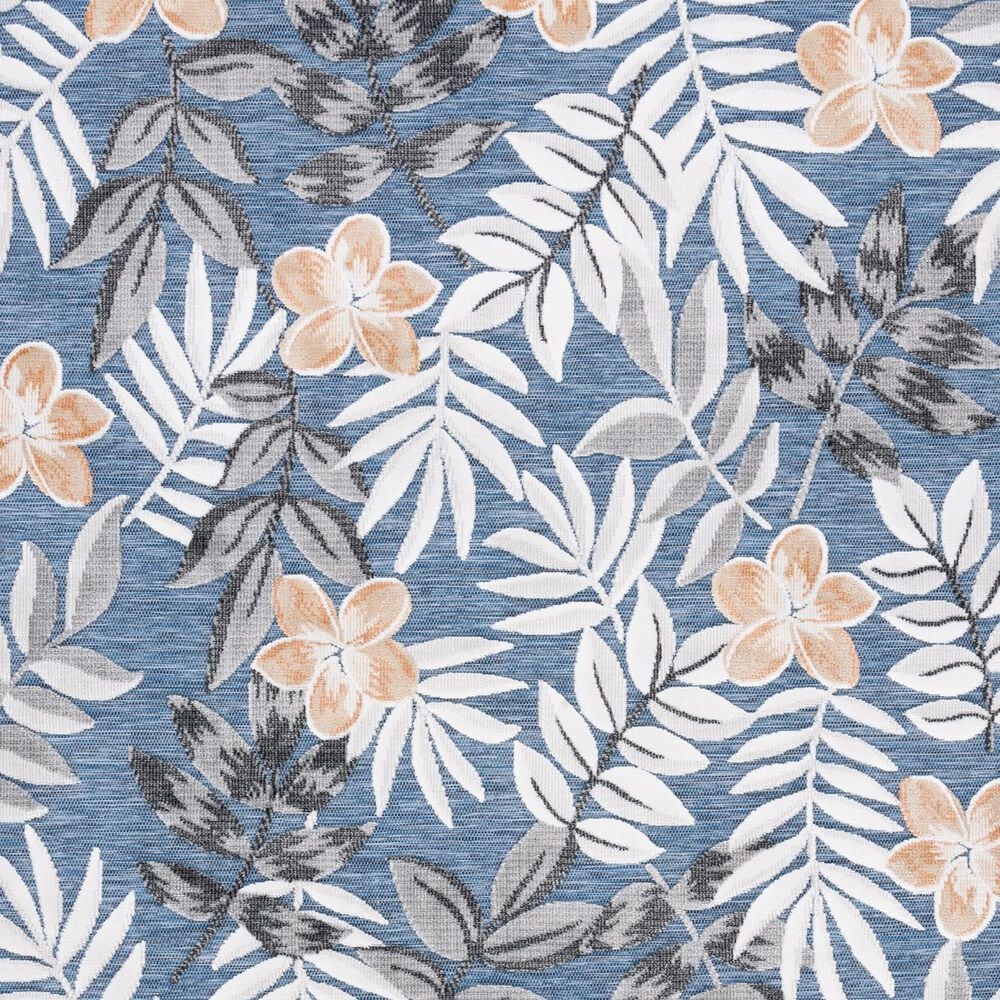 Safavieh Cabana CBN405M 6&#39;6&quot; x 9&#39;6&quot; Blue and Grey Indoor/Outdoor Area Performance Rug, , large