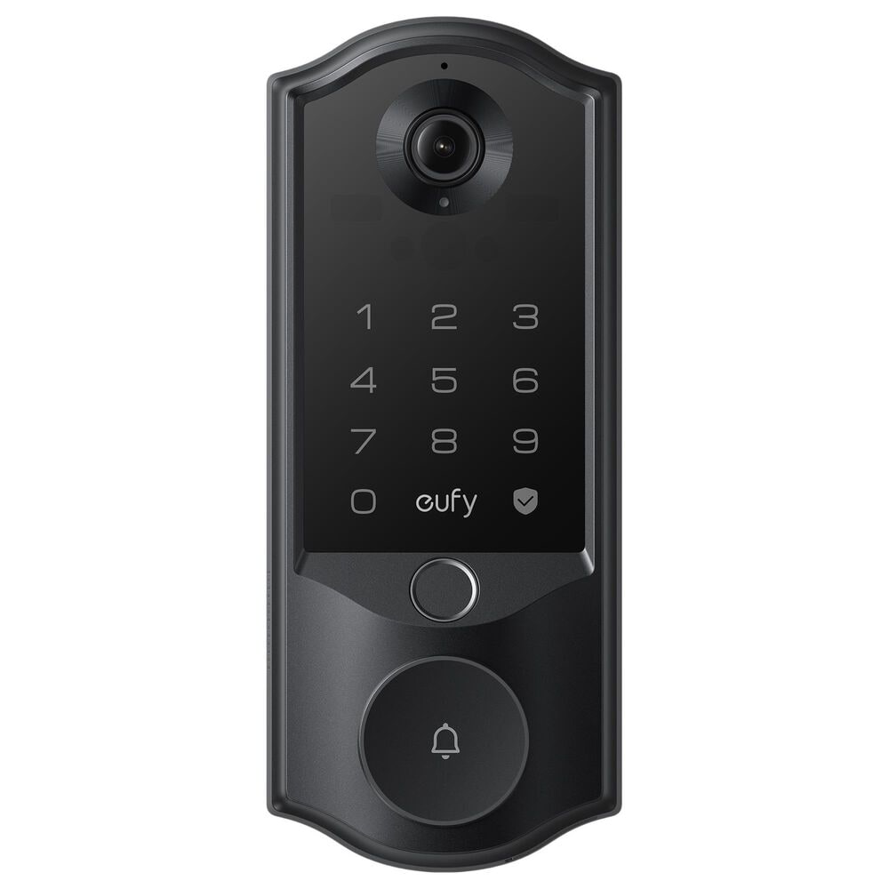 eufy FamiLock E40 Smart Security Lock with Facial Recognition in Black, , large