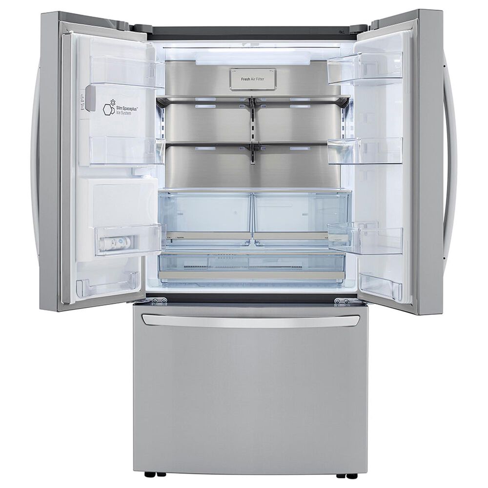 LG 24 Cu. Ft. Counter-Depth French Door Refrigerator with Craft Ice in PrintProof Stainless Steel, , large