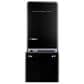 Unique Appliances Classic Retro 18 Cu. Ft Bottom Freezer Refrigerator in Midnight Black, , large