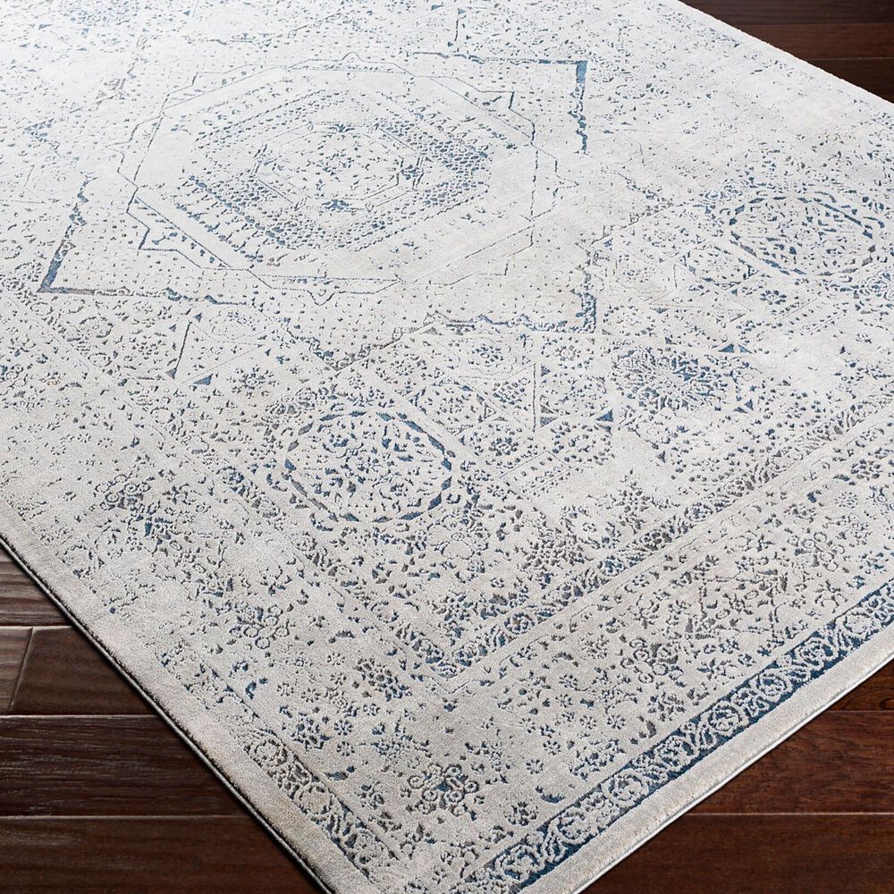 Surya Aisha AIS-2318 12&#39; x 15&#39; Charcoal, Gray, Off-White and Dark Blue Area Rug, , large