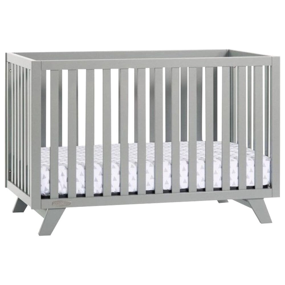 Foundations Worldwide Soho 4-In-1 Convertible Crib in Cool Gray, , large