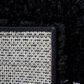 Safavieh Venus Shag VNS604Z 5"3" x 7"6" Black and Ivory Area Rug, , large