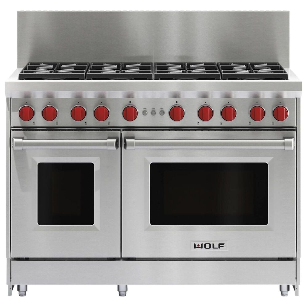 Wolf 48&quot; 8 Burner Gas Range Liquid Propane, , large