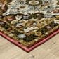 Oriental Weavers Andorra 2"3" x 8" Red and Multicolor Runner, , large