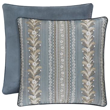 J. Queen New York Crystal Palace Euro Sham in French Blue, , large