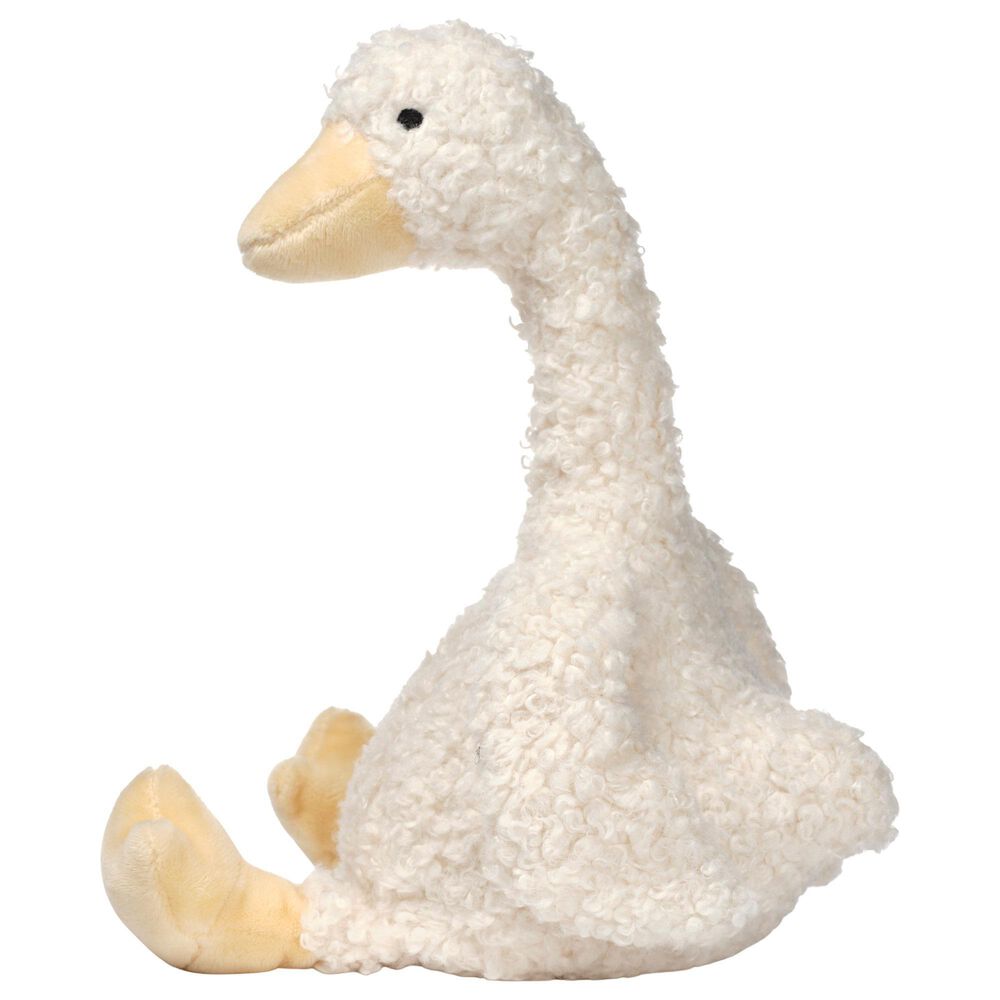 Lambs &amp; Ivy Signature Bunny Hop Lucy Plush Toy in White and Creamy Yellow, , large