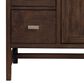 James Martin Vanities Addison 30" Single Bathroom Vanity in Mid Century Acacia with 3 cm Ethereal Noctis Quartz Top and Rectangular Sink, , large