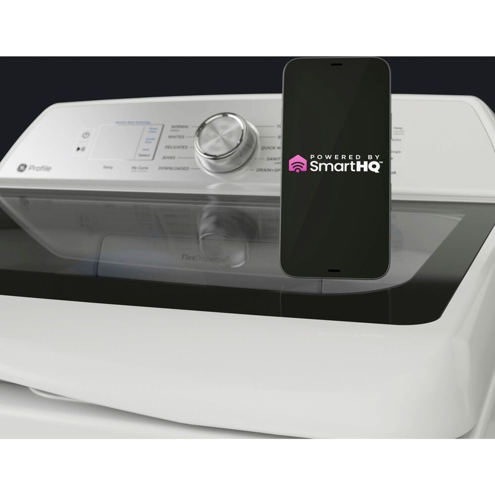 GE Profile 5 Cu. Ft. Top Load Washer with Impeller in White, , large