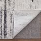 Feizy Prasad 5" x 8" Ivory and Charcoal Area Rug, , large