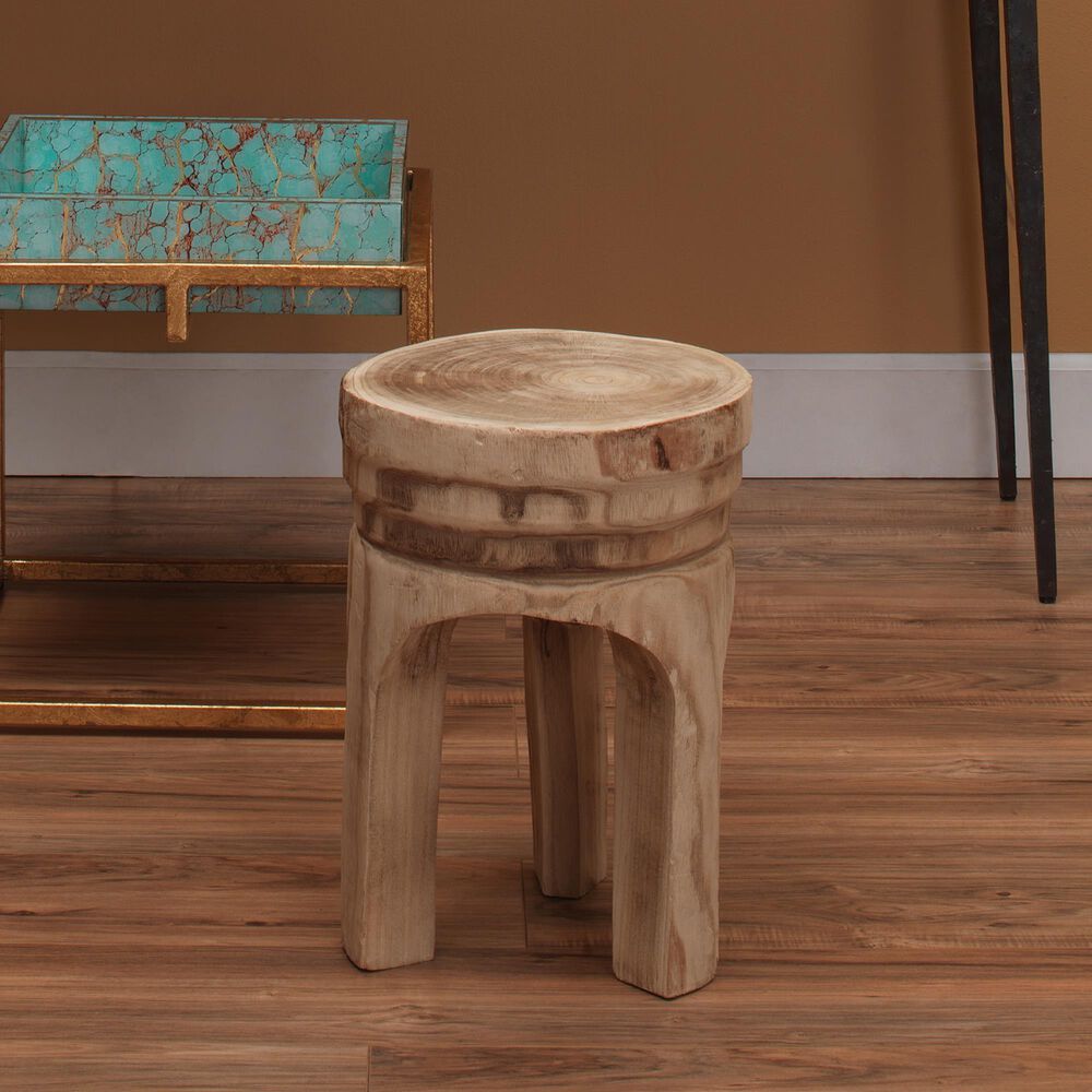 Splendor Living Eastbrook Wood Side Table in Natural, , large