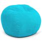 Bean Bag Nest Chairs Queen Plush Bean Bag in Cyan, , large