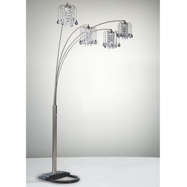 37B Rain Drop Floor Lamp in Pewter, , large