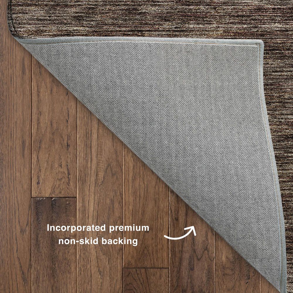 Dalyn Rug Company Soft Essentials Solid Fudge 8' Round Indoor/Outdoor Area Rug, , large