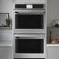 Cafe 30" Built-In Convection Double Wall Oven in Stainless Steel, , large