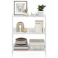 HOMLUX 3-Tier Ladder Display Bookshelf in White, , large