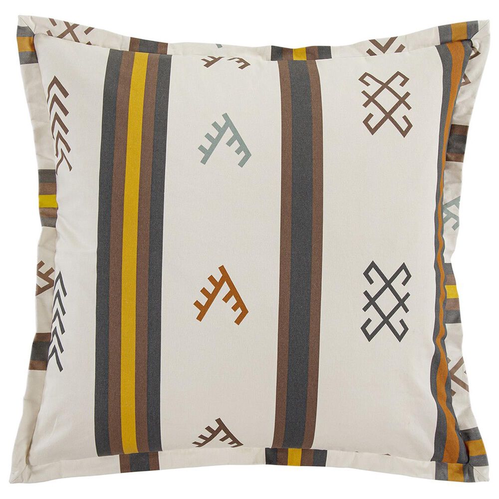 HiEnd Accents Toluca Canvas 27" Euro Sham, , large