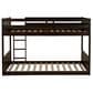 Linden Boulevard Dalton Low Profile Twin Bunk Bed in Espresso, , large