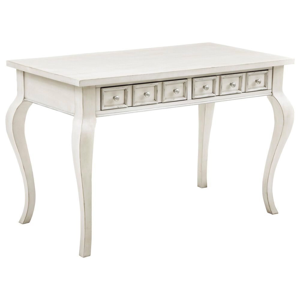 Accentric Approach Modern Authentics 2-Drawer Desk in Gray, , large