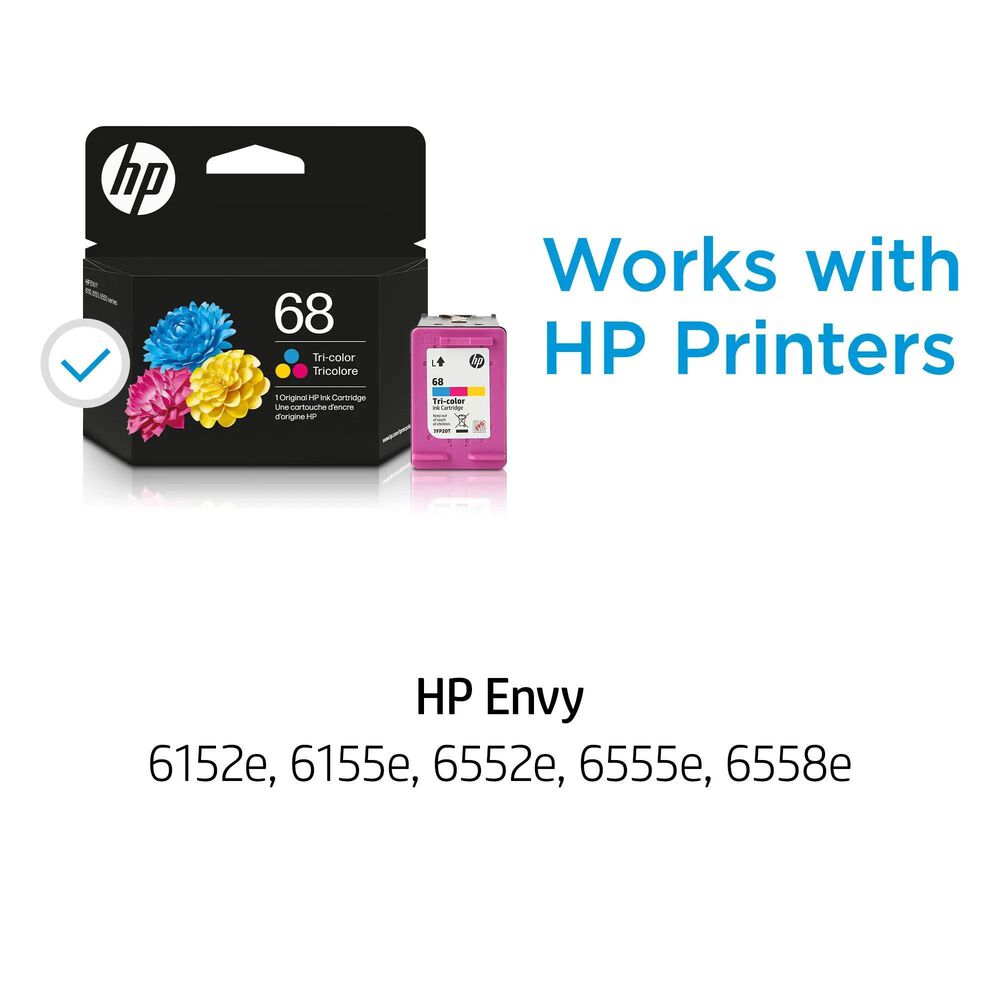 HP 68 Original Ink Cartridge in Yellow, Cyan and Magenta, , large