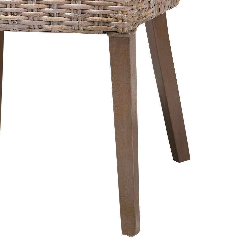 Baxton Studio Niesha Side Chair in Grey, , large