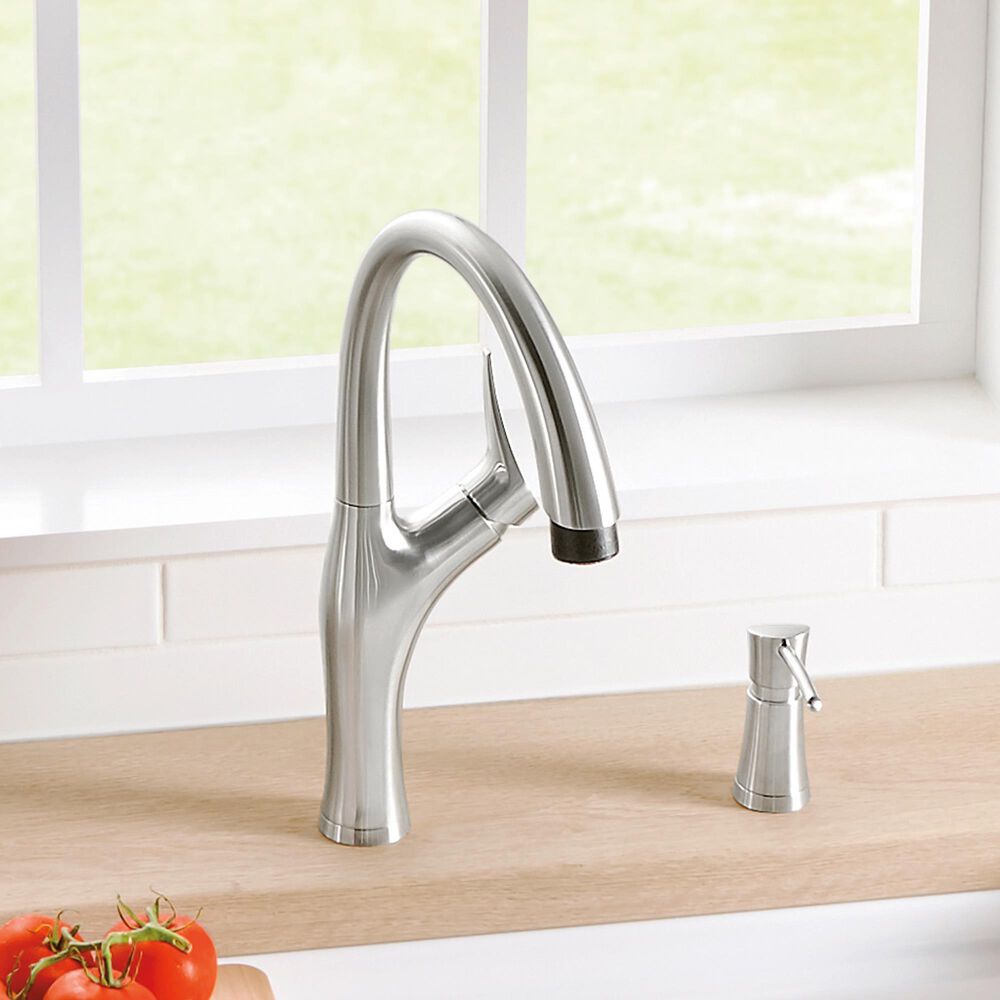 Blanco Artona Pull-Down Kitchen Faucet 1.5 GPM in PVD Steel, , large