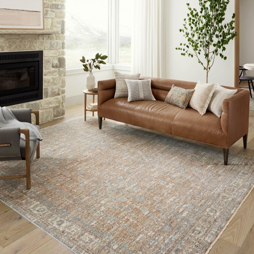 Angela Rose Blake 6&#39;7&quot; x 9&#39;10&quot; Sand and Sky Area Rug, , large