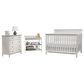 Sorelle Farmhouse 3-Piece Nursery Set in Weathered White, , large
