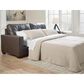 Ashley Barlin Mills Stationary Queen Sleeper Sofa in Umber, , large