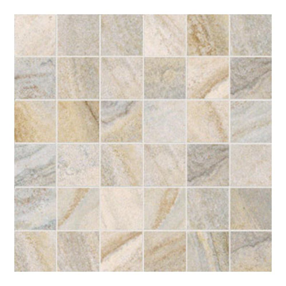 Marazzi Boardwalk Gray 13" x 13" Porcelain Mosaic Sheet, , large