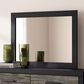Ashley Broachmyn Bedroom Mirror in Matte Black, , large