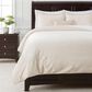 3-Piece Queen Velvet Duvet Set in Ivory, , large