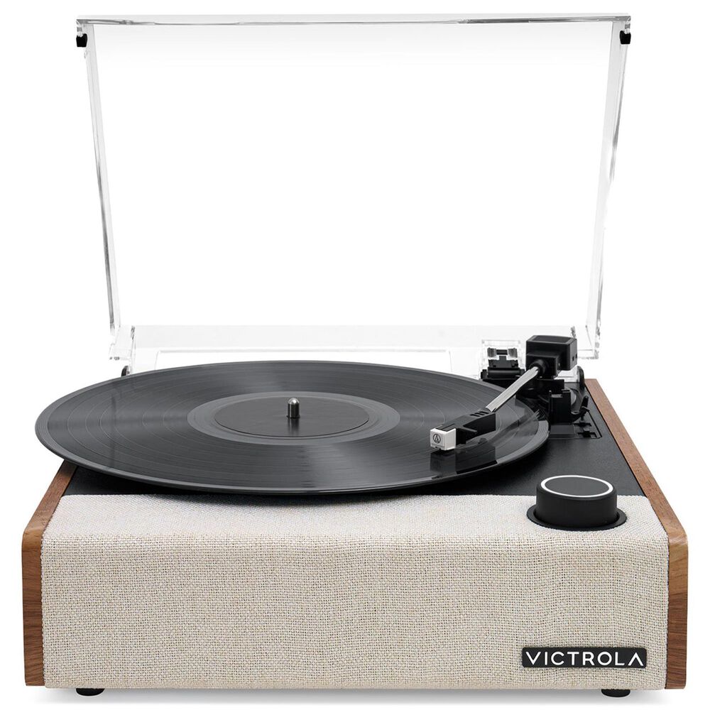 Victrola Eastwood II Bluetooth Record Player with 3-speed Turntable in Oak, , large