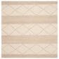 Safavieh Natura NAT217A 8" Square Beige Area Rug, , large