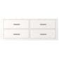 Lexora Home Castor 48" Single Bathroom Vanity in White with 2 cm White Carrara Marble Top and Rectangular Sink, , large