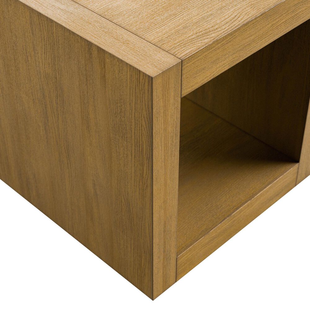 Furniture of America Gryel End Table in Medium Oak, , large