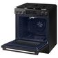 Samsung Bespoke 6.0 Cu. Ft. Smart Slide-In Gas Range with True Convection in Matte Black Steel, , large