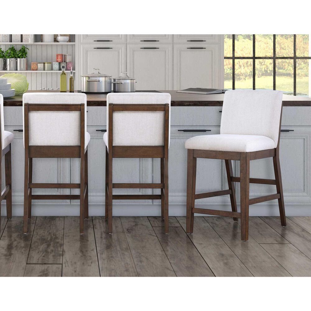 Steve Silver Canton 24&quot; Dining Counter Stool in Brown, , large