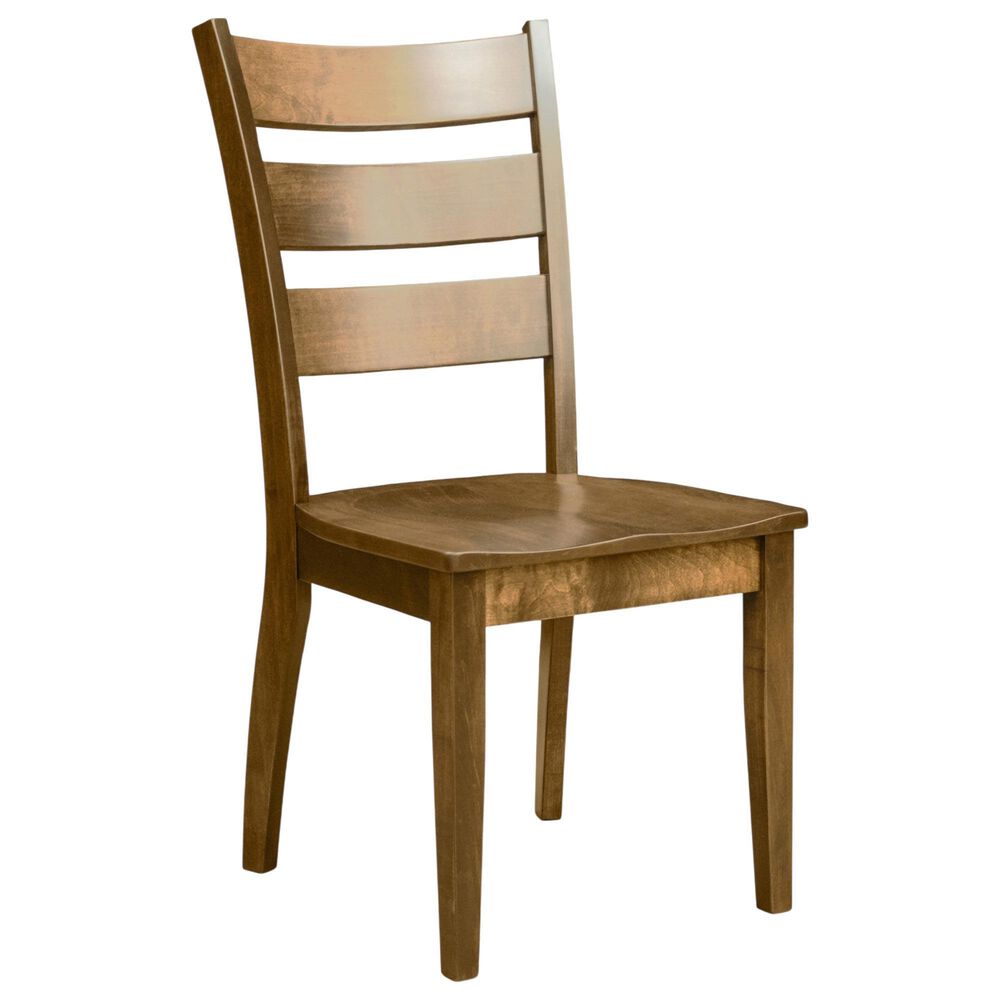 Fleming Furniture Co. Christopher 6-Piece Rectangular Dining Set with Wood and Fabric Side Chairs in Pecan, , large