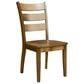 Fleming Furniture Co. Christopher 6-Piece Rectangular Dining Set with Wood and Fabric Side Chairs in Pecan, , large