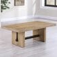 Steve Silver Furniture Aubrey Cocktail Table in Weathered Driftwood and Black, , large