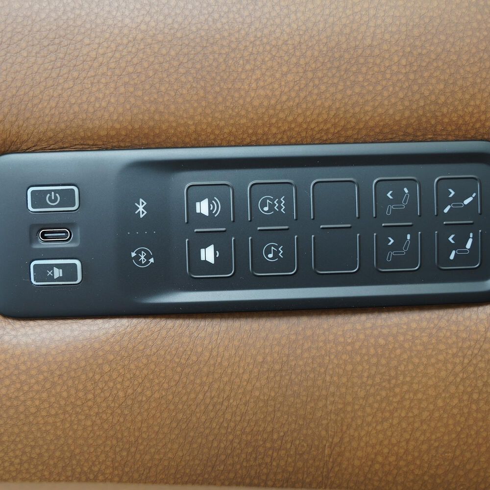 Aurora Furnishings Malta Power Zero Gravity Recliner with Vibration in Bourbon, , large