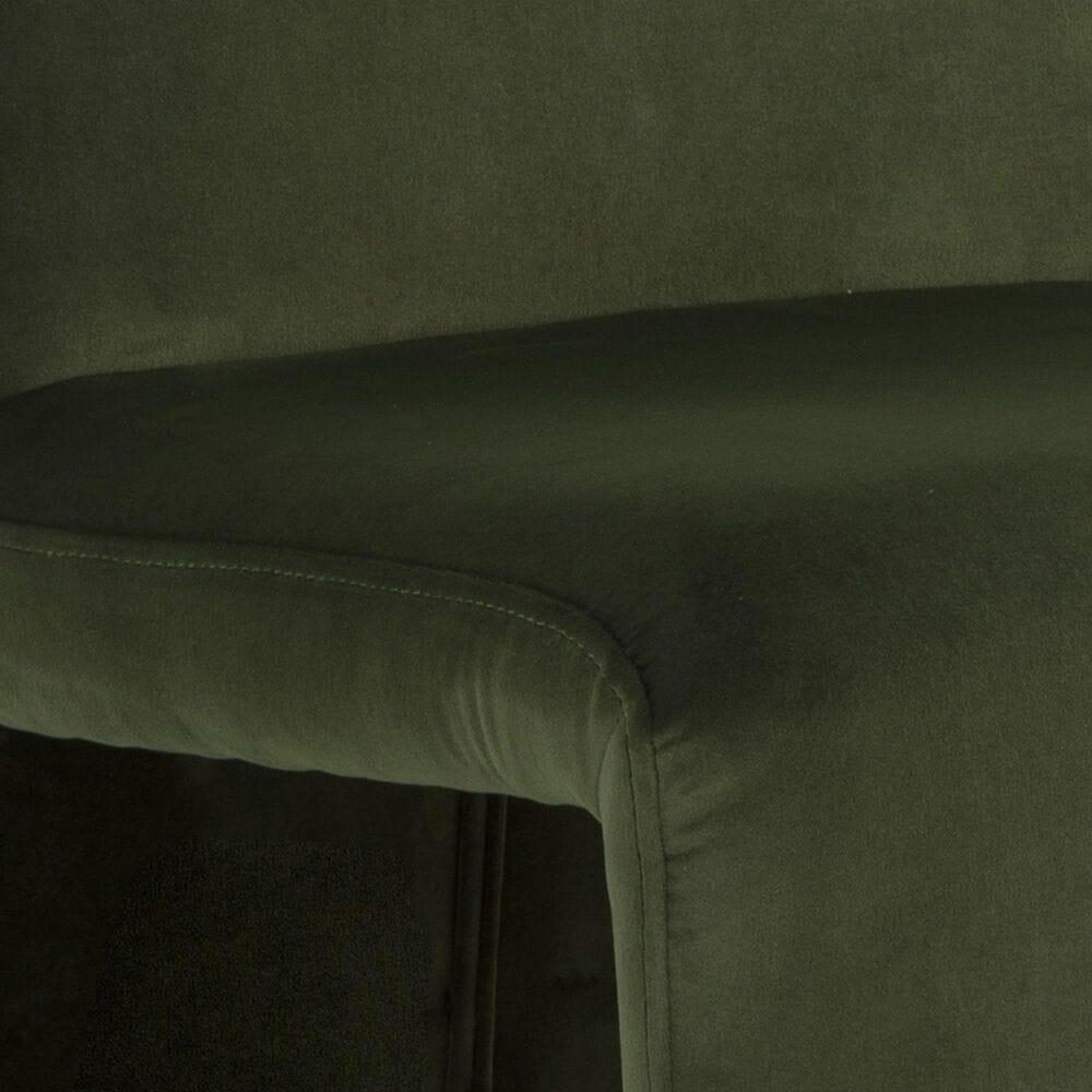 Club Collection By Sunpan Cascata Side Chair in Moss Green, , large
