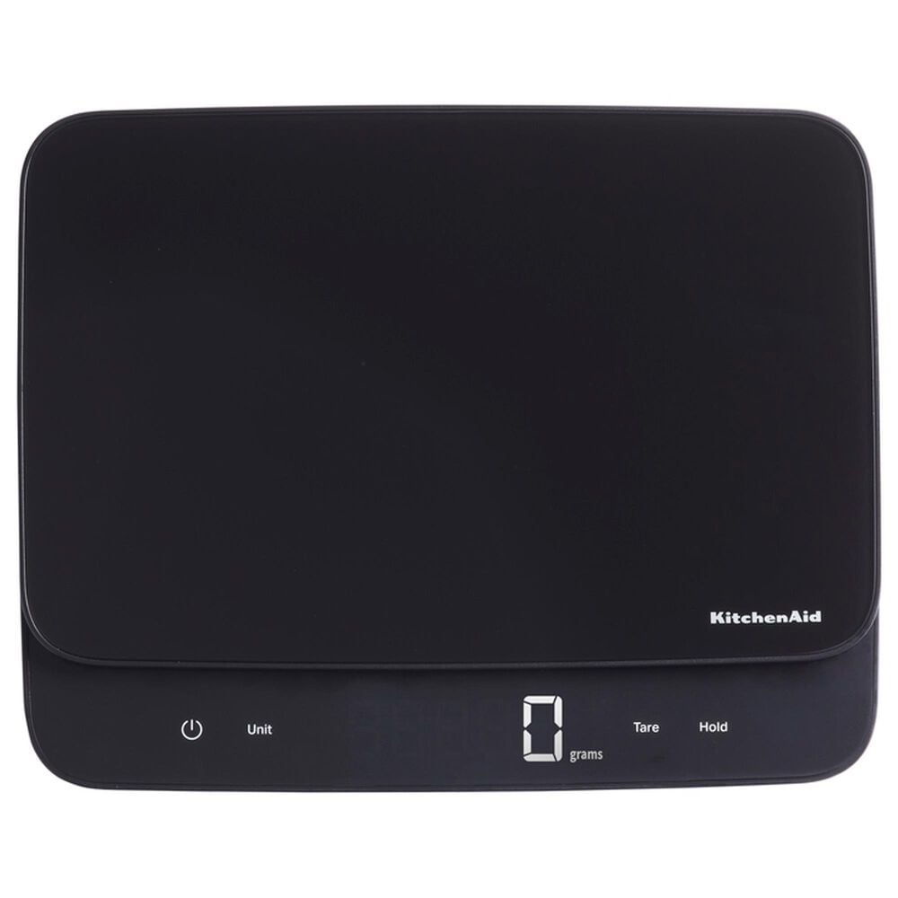 KitchenAid High-Capacity Digital Kitchen Scale in Black, , large