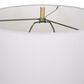 Uttermost Ruse Table Lamp in Whitewashed and Brushed Brass, , large