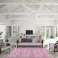 Dalyn Rug Company Seabreeze Animal Print 8" x 10" Blush Area Rug, , large