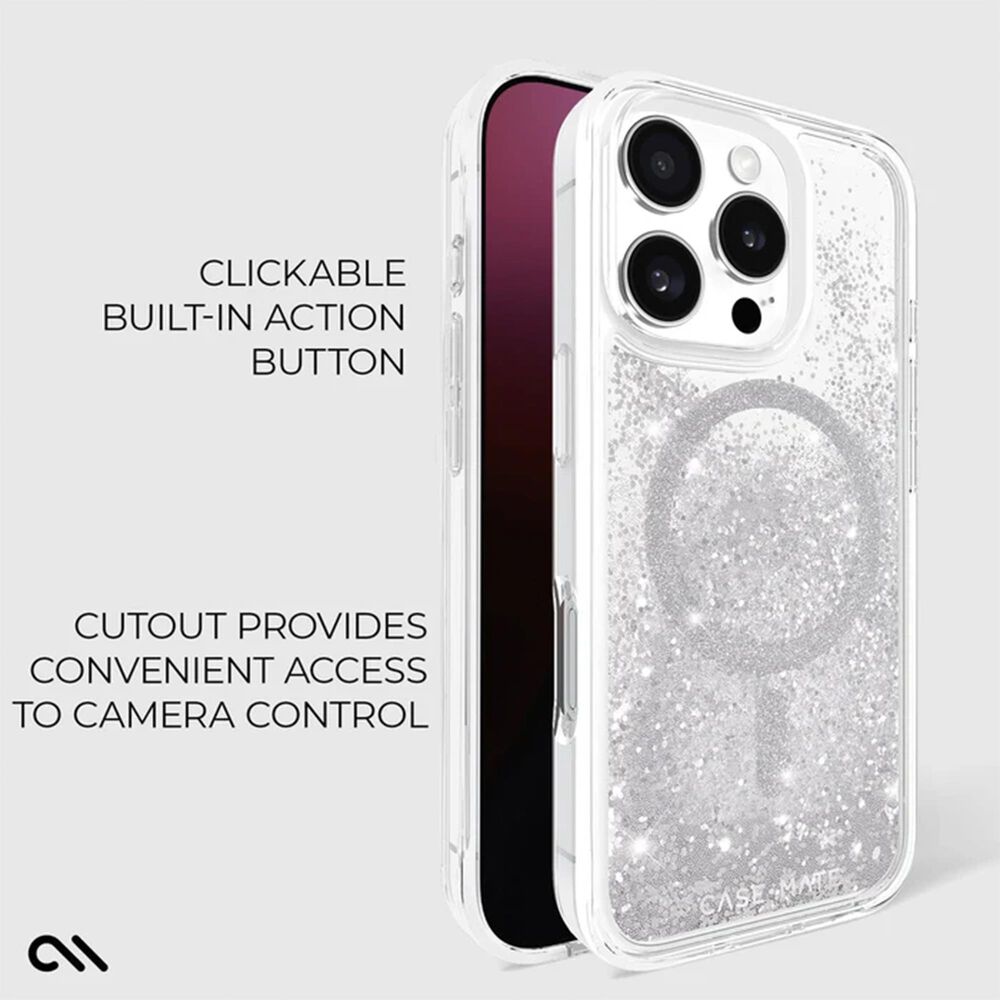 Case-Mate Waterfall MagSafe Phone Case for the iPhone 16 Pro, , large