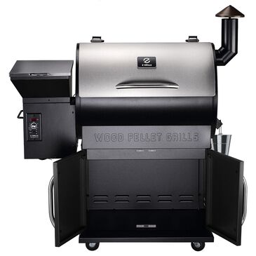 Z Grills 700D2E Electric Pellet Grill Smoker in Silver and Black, , large