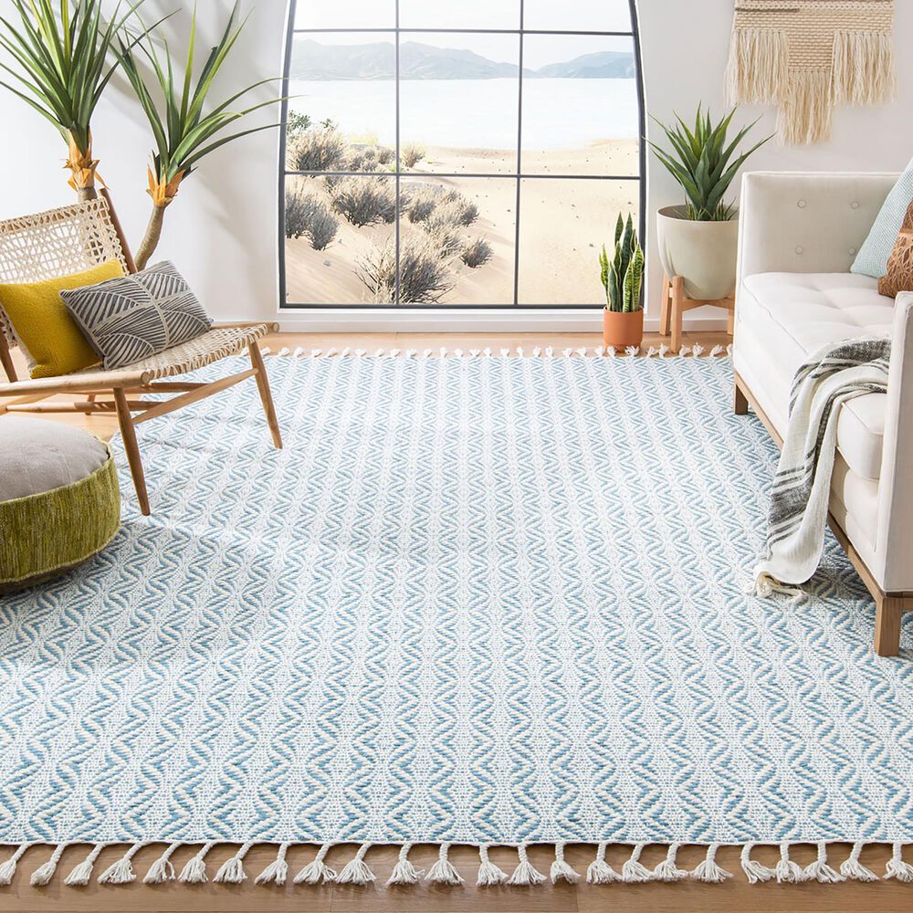 Safavieh Natura NAT153M 8&#39; x 10&#39; Blue Area Rug, , large